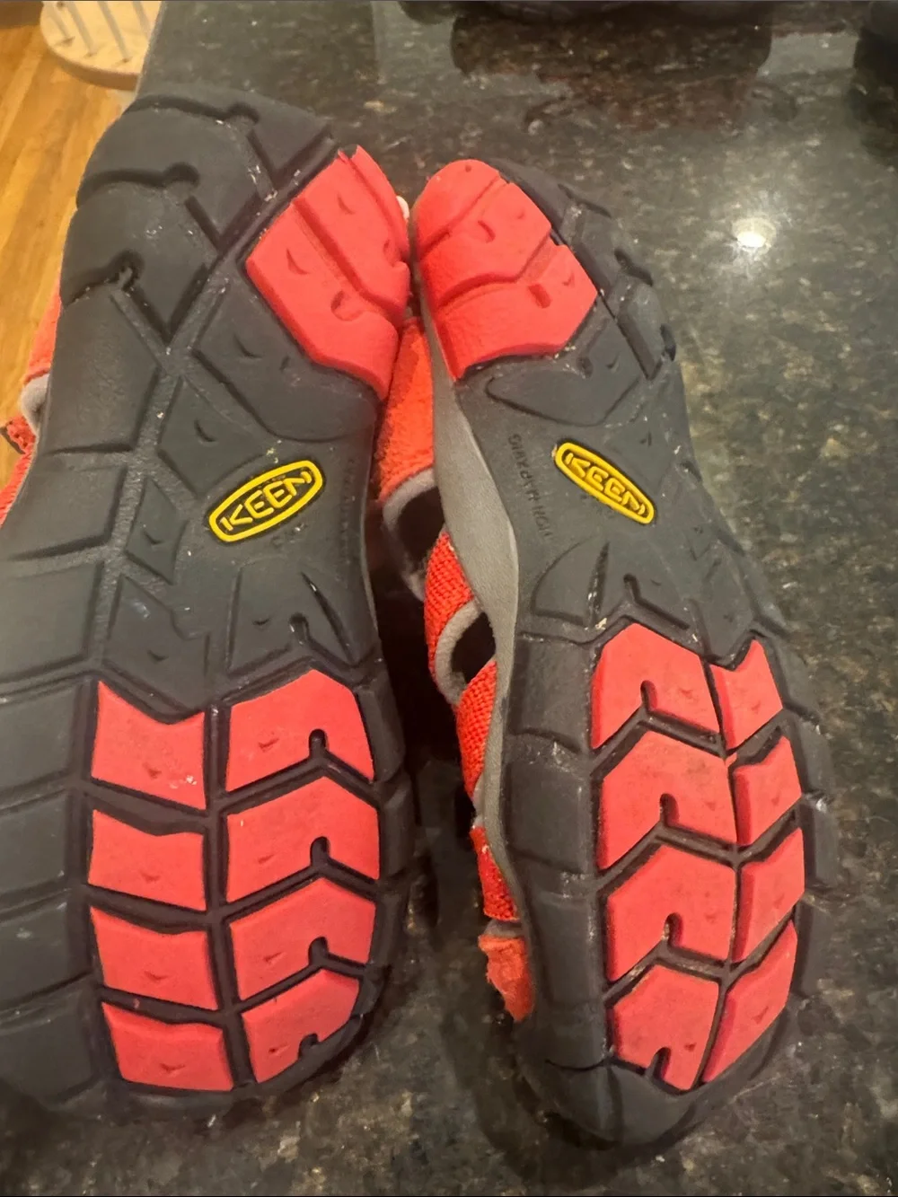 Keen Kids Orange Closed-Toe Outdoor Sandals
